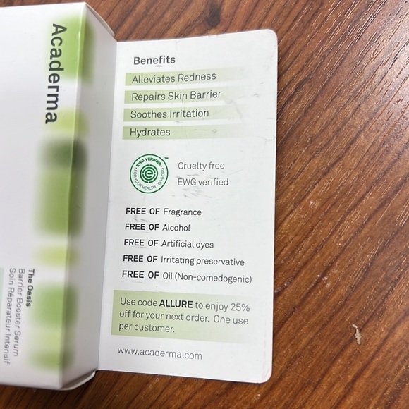 Acaderma The Oasis Barrier Booster Serum 8ml NIP - Picture 3 of 3